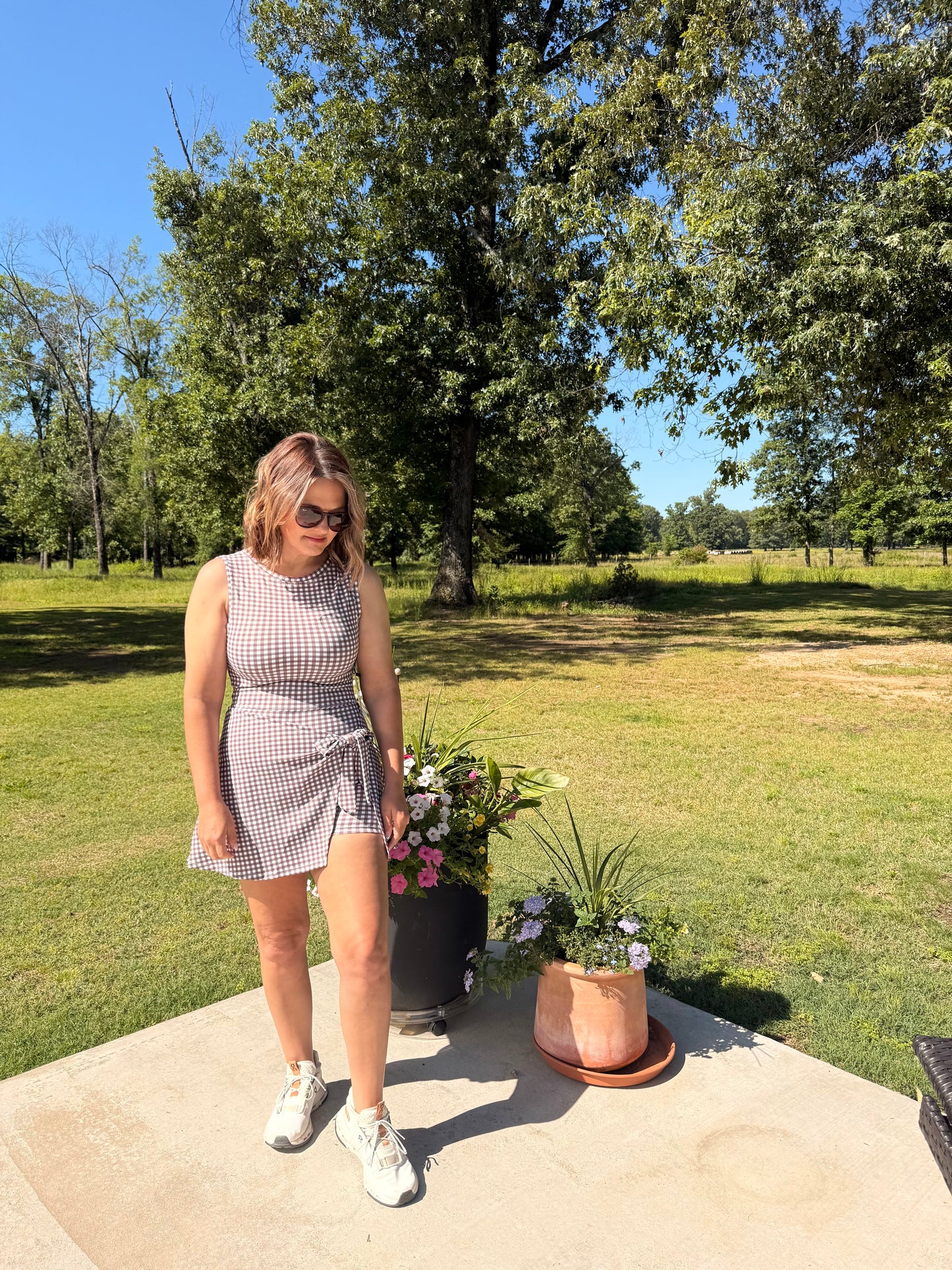 Gingham Athletic Dress