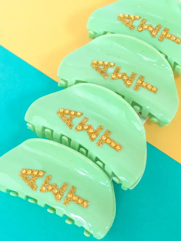 Alpha Sigma Tau  Hair Claw Clip