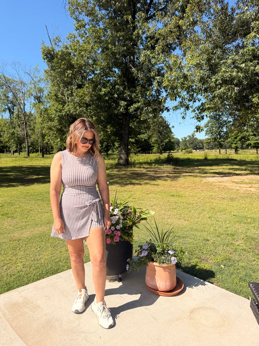 Gingham Athletic Dress