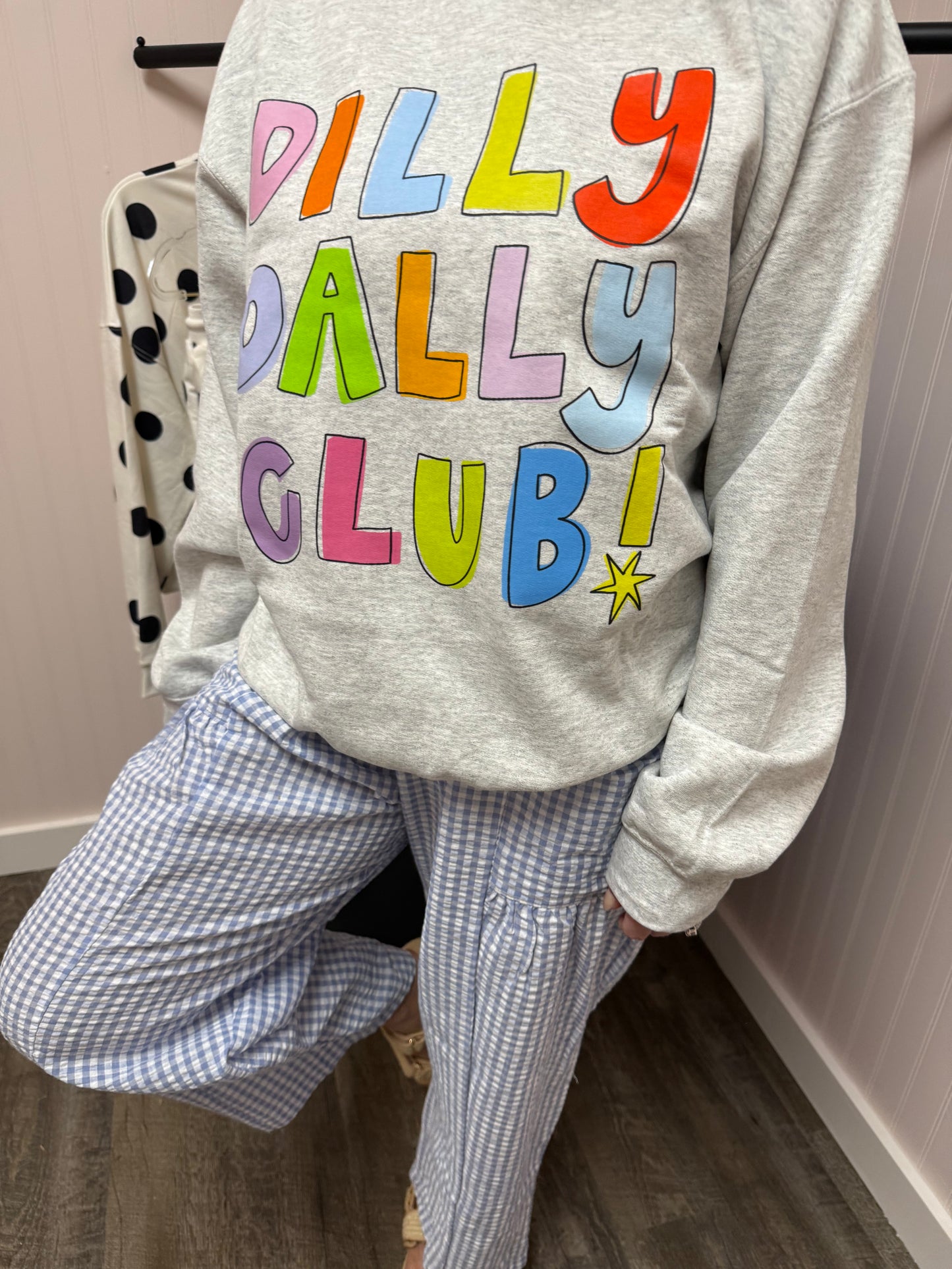 Seer sucker gingham pants