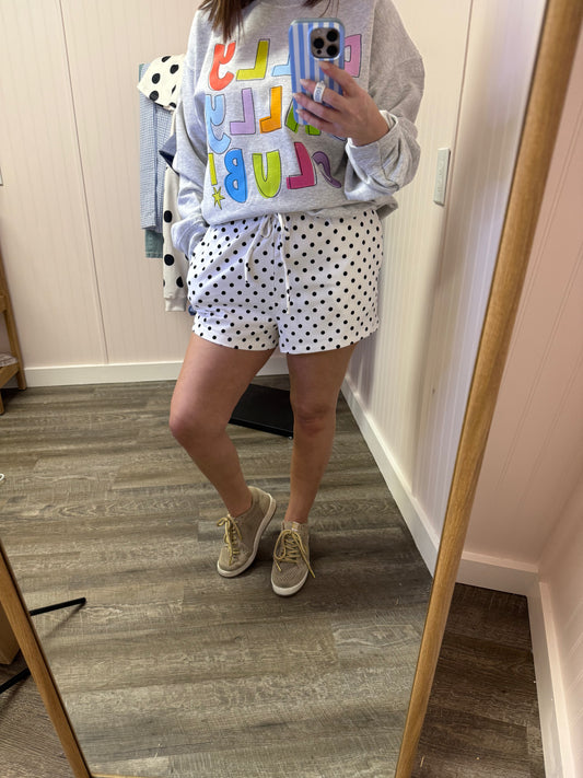 Polka dot shorts